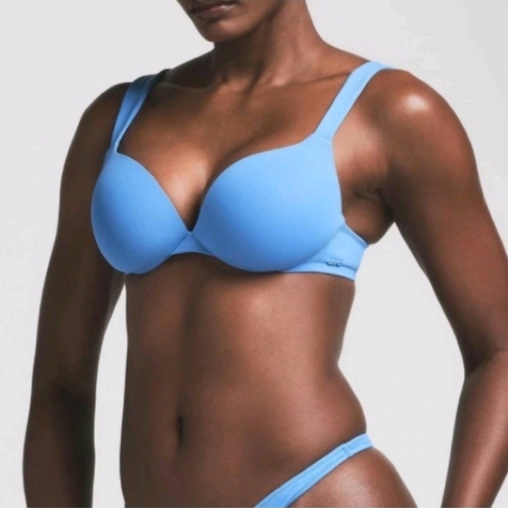 SKIMS Tide Blue Bikini Top Size 13